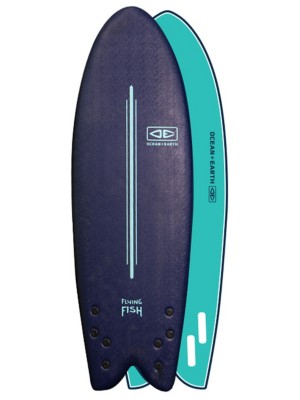 Ocean & Earth Ezi Flying Fish Quad Softtop Surfboard - nu kopen